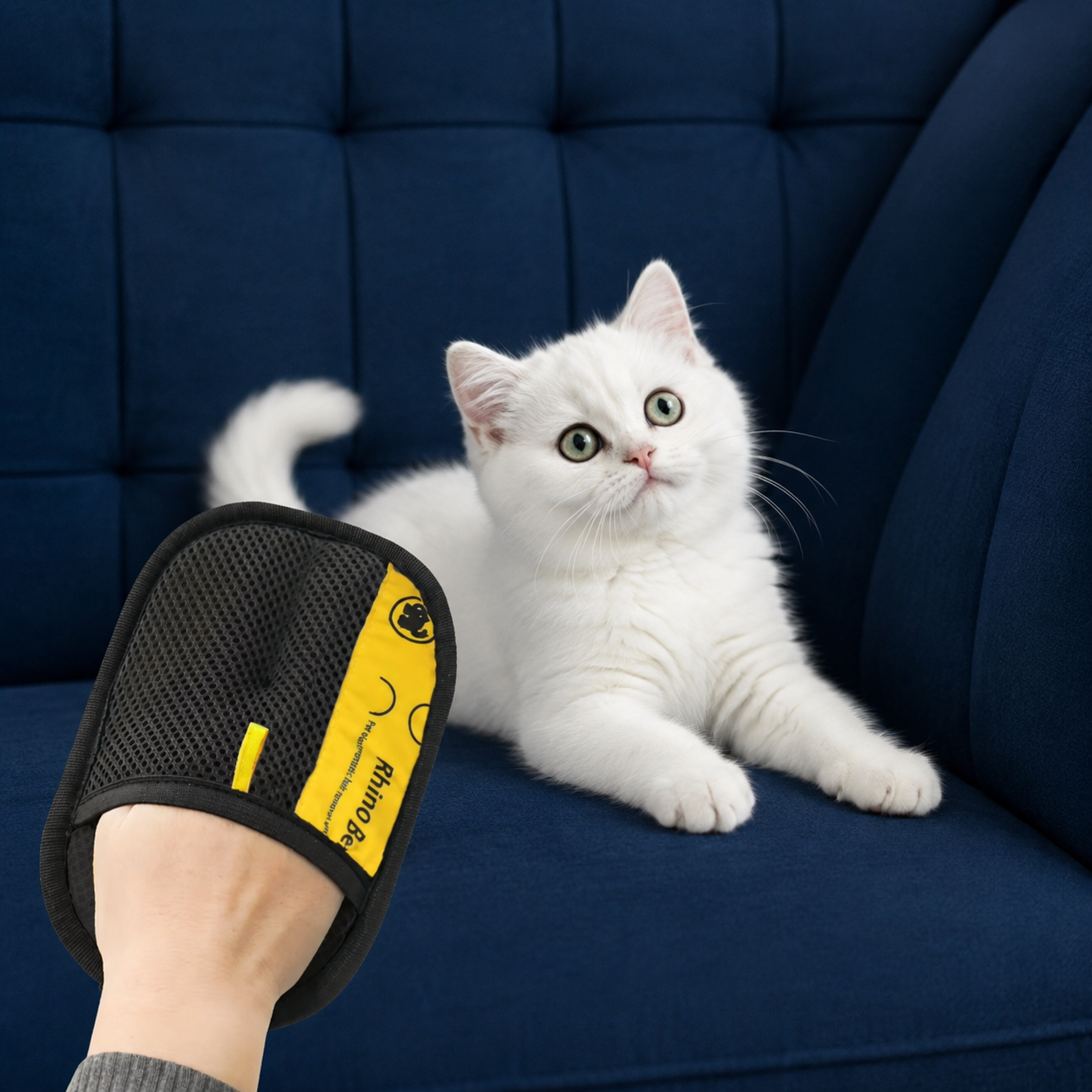 Pfotendeals Haustier-Haarentferner-Handschuh - Ansicht 2