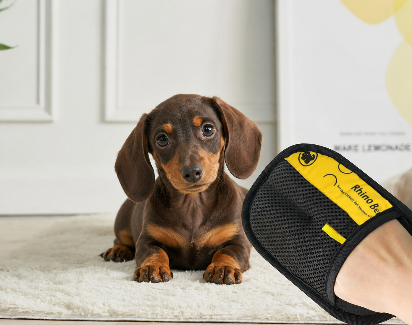 Pfotendeals Haustier-Haarentferner-Handschuh - Ansicht 4